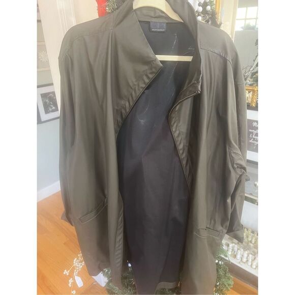 Olive Green Adolfo Dominguez Size 54 Jacket & Zip Fleece Combo - Picture 8 of 10